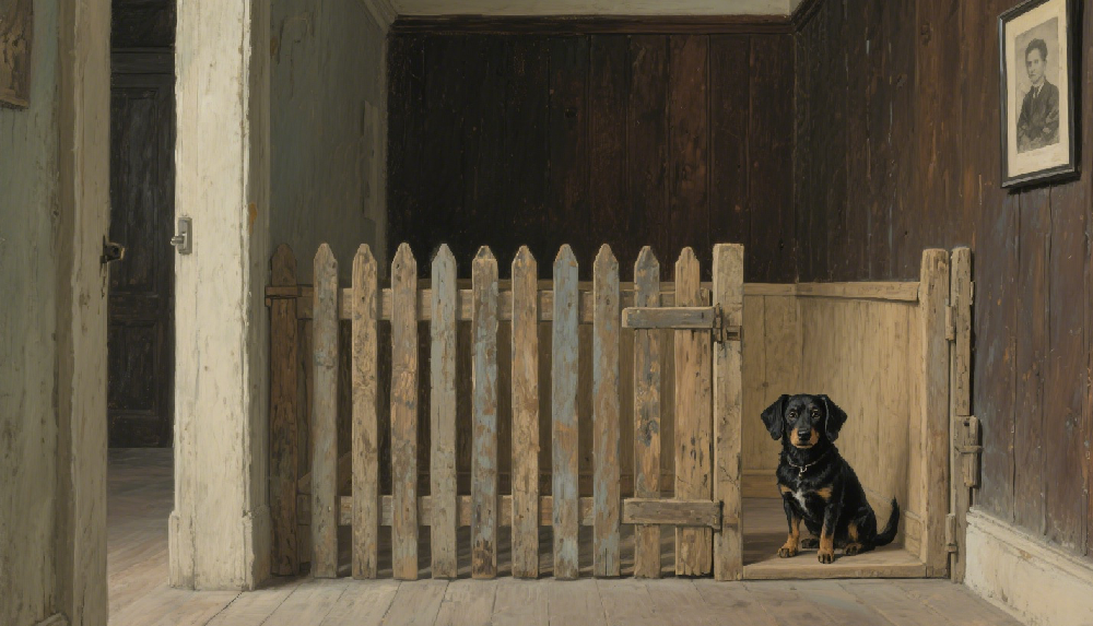 Wooden Cage Door Barrier Combination Folding Cat Dog Protective Fence